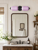 Load image into Gallery viewer, Eloise Vintage Scalloped Milk Glass Wall Sconce - Modern Accent Lighting for Bathroom and Bedroom