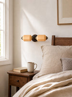 Load image into Gallery viewer, Eloise Vintage Scalloped Milk Glass Wall Sconce - Modern Accent Lighting for Bathroom and Bedroom