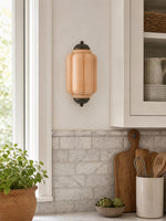 Load image into Gallery viewer, Eloise Vintage Scalloped Milk Glass Wall Sconce - Modern Accent Lighting for Bathroom and Bedroom
