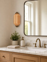 Load image into Gallery viewer, Eloise Vintage Scalloped Milk Glass Wall Sconce - Modern Accent Lighting for Bathroom and Bedroom