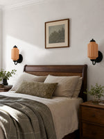 Load image into Gallery viewer, Eloise Vintage Scalloped Milk Glass Wall Sconce - Modern Accent Lighting for Bathroom and Bedroom