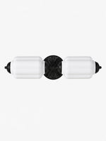 Load image into Gallery viewer, Eloise Vintage Scalloped Milk Glass Wall Sconce - Modern Accent Lighting for Bathroom and Bedroom