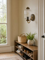 Load image into Gallery viewer, Eloise Vintage Scalloped Milk Glass Wall Sconce - Modern Accent Lighting for Bathroom and Bedroom