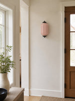 Load image into Gallery viewer, Eloise Vintage Scalloped Milk Glass Wall Sconce - Modern Accent Lighting for Bathroom and Bedroom