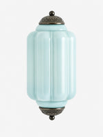 Load image into Gallery viewer, Eloise Vintage Scalloped Milk Glass Wall Sconce - Modern Accent Lighting for Bathroom and Bedroom