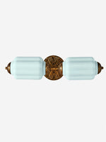 Load image into Gallery viewer, Eloise Vintage Scalloped Milk Glass Wall Sconce - Modern Accent Lighting for Bathroom and Bedroom