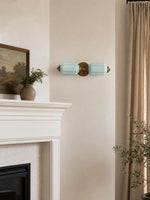 Load image into Gallery viewer, Eloise Vintage Scalloped Milk Glass Wall Sconce - Modern Accent Lighting for Bathroom and Bedroom