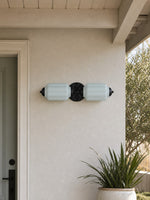 Load image into Gallery viewer, Eloise Vintage Scalloped Milk Glass Wall Sconce - Modern Accent Lighting for Bathroom and Bedroom