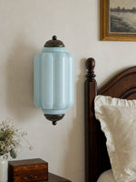 Load image into Gallery viewer, Eloise Vintage Scalloped Milk Glass Wall Sconce - Modern Accent Lighting for Bathroom and Bedroom