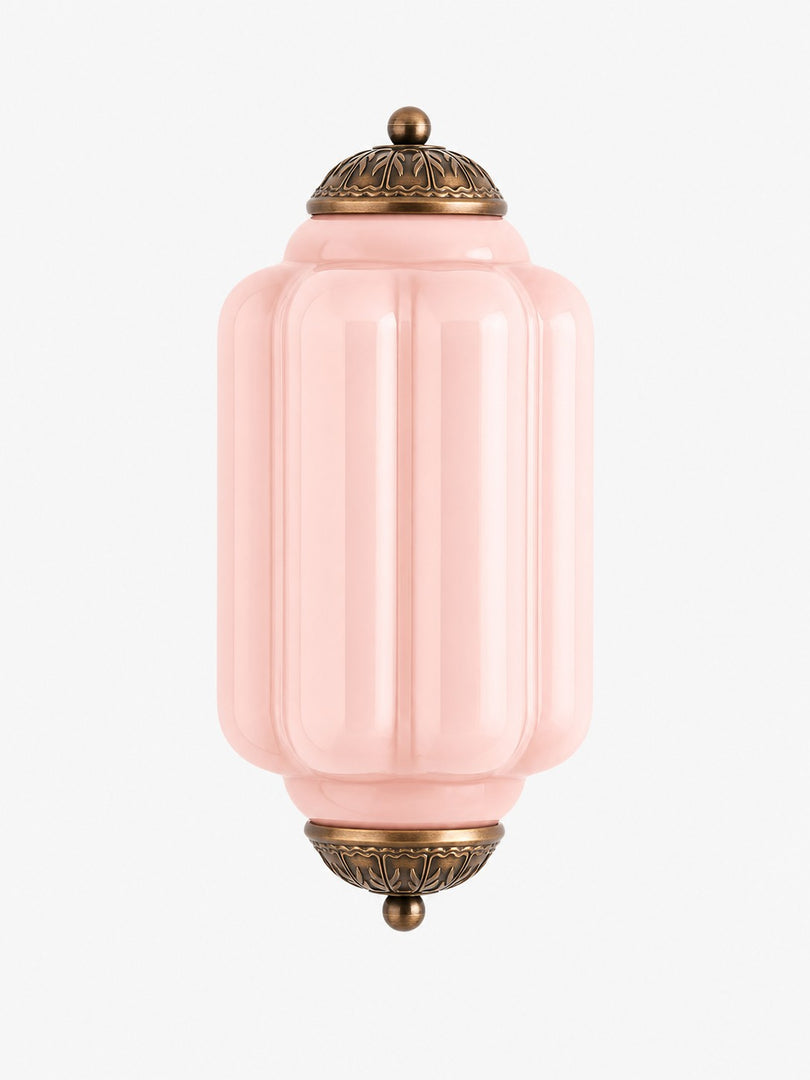 Eloise Vintage Scalloped Milk Glass Wall Sconce - Modern Accent Lighting for Bathroom and Bedroom