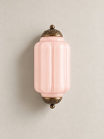 Load image into Gallery viewer, Eloise Vintage Scalloped Milk Glass Wall Sconce - Modern Accent Lighting for Bathroom and Bedroom