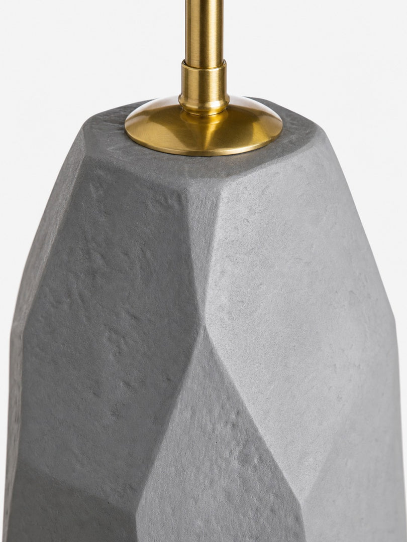 Arivane Retro-Tischlampe – Keramikfuß und grüner gemusterter Lampenschirm für Wohnzimmer, Schlafzimmer und Eingangsbereich