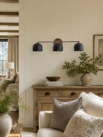 Load image into Gallery viewer, Metio Dome Vanity Wall Light – Mid-Century Fixture for Bathroom