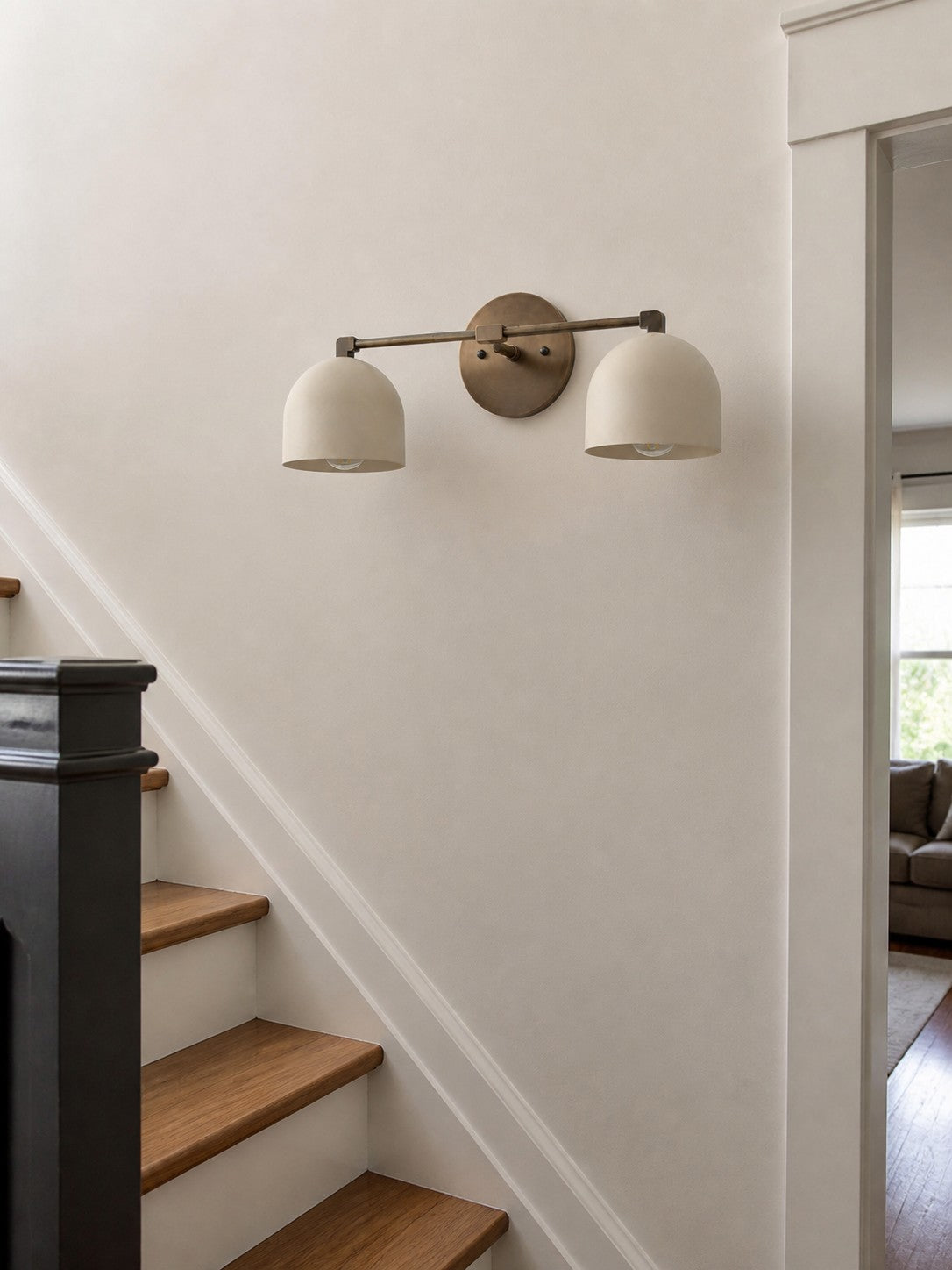 Metio Dome Schminkspiegel Wandleuchte – Mid-Century Leuchte für Badezimmer