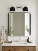 Load image into Gallery viewer, Metio Dome Vanity Wall Light – Mid-Century Fixture for Bathroom