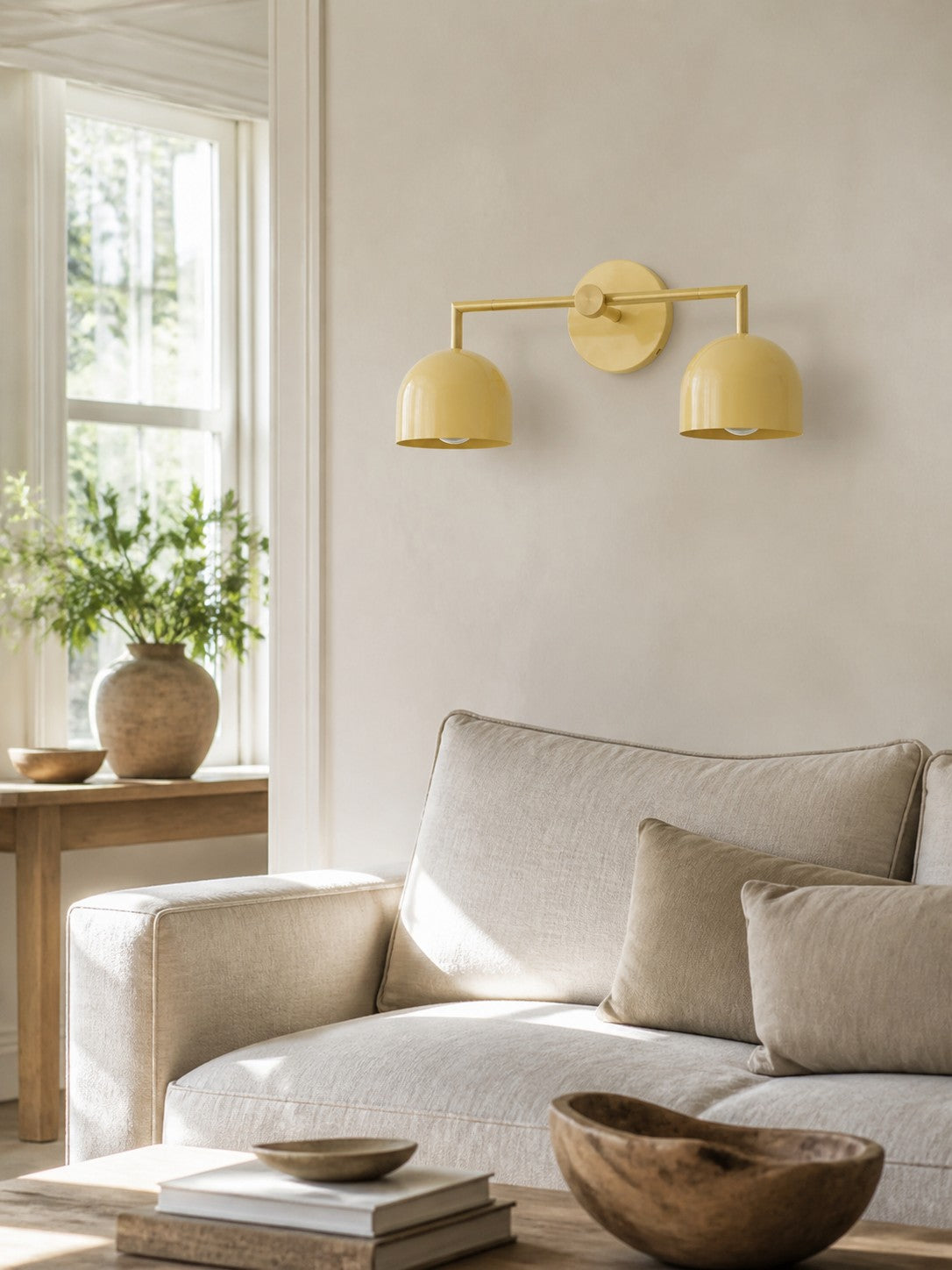 Meito Dome Bauernhaus-Wandlampe – Rustikale, bunte Badezimmer-Waschtischleuchte
