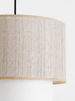 Charger l'image dans la visionneuse de galerie, Suspension abat-jour en lin Wabi-Sabi