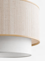 Charger l'image dans la visionneuse de galerie, Suspension abat-jour en lin Wabi-Sabi