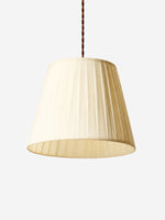 Bild in Gallery-Viewer laden, Eaveside Skirt Vintage Stoffschirm-Pendelleuchte  
