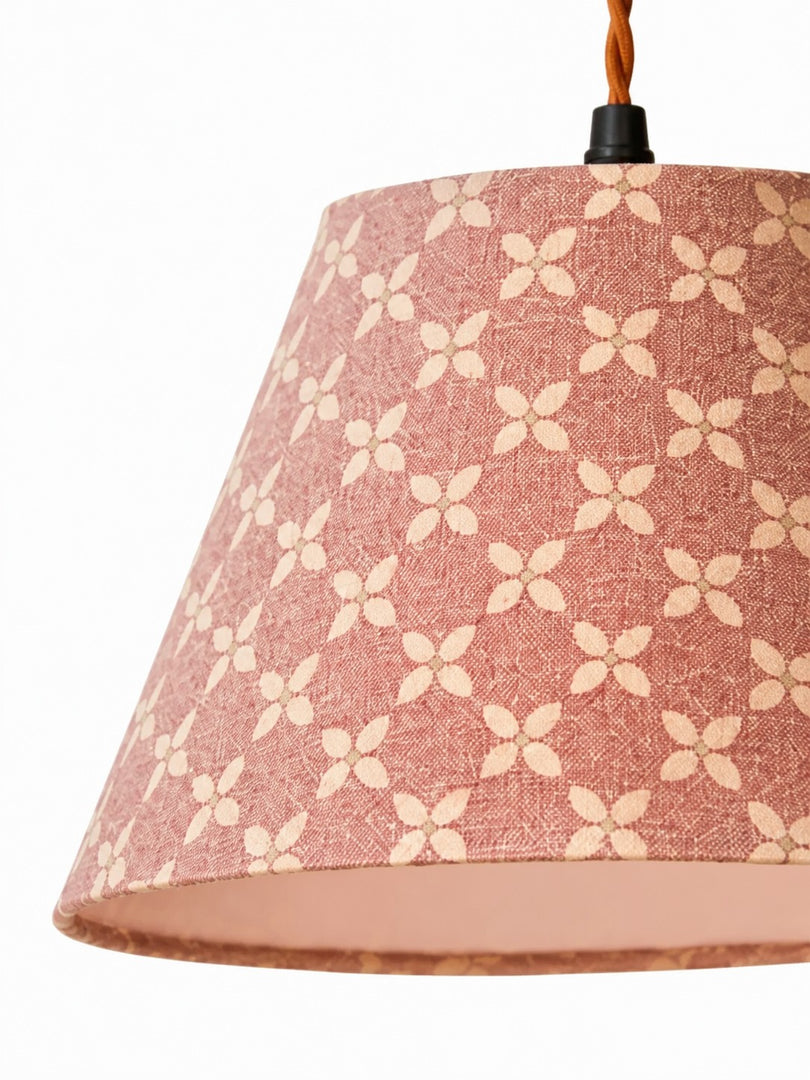 Eaveside Skirt Vintage Stoffschirm-Pendelleuchte  