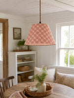 Bild in Gallery-Viewer laden, Eaveside Skirt Vintage Stoffschirm-Pendelleuchte  