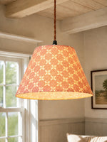 Bild in Gallery-Viewer laden, Eaveside Skirt Vintage Stoffschirm-Pendelleuchte  