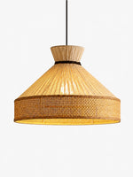 Bild in Gallery-Viewer laden, Woven Fabric Drum Pendant Light for Dining Room