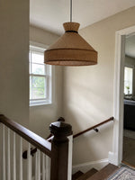 Bild in Gallery-Viewer laden, Woven Fabric Drum Pendant Light for Dining Room