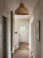 Bild in Gallery-Viewer laden, Woven Fabric Drum Pendant Light for Dining Room