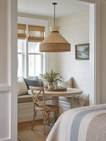 Bild in Gallery-Viewer laden, Woven Fabric Drum Pendant Light for Dining Room