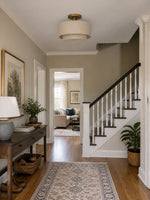 Load image into Gallery viewer, Lumeris Elegant Linen Blend Design Ceiling Light with Modern Style for Living Room