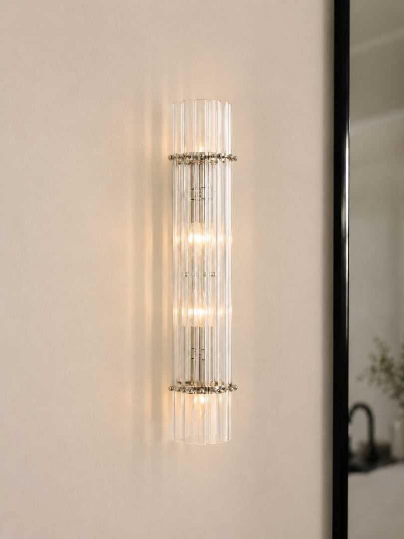 Applique murale double en cristal Lumora pour chambre à coucher
