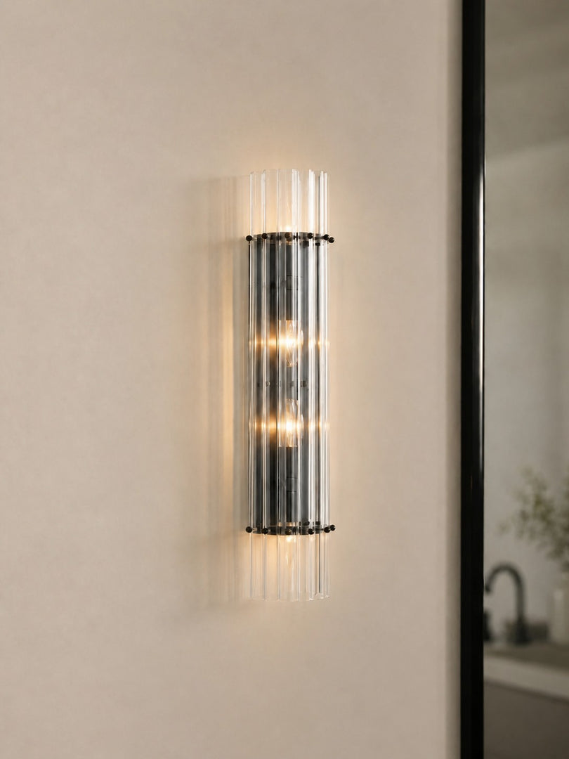 Applique murale double en cristal Lumora pour chambre à coucher