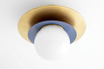 Load image into Gallery viewer, Artivo Modern Layered Globe Ceiling Light with Brass Finish for Living Room, Bedroom and Bathroom
