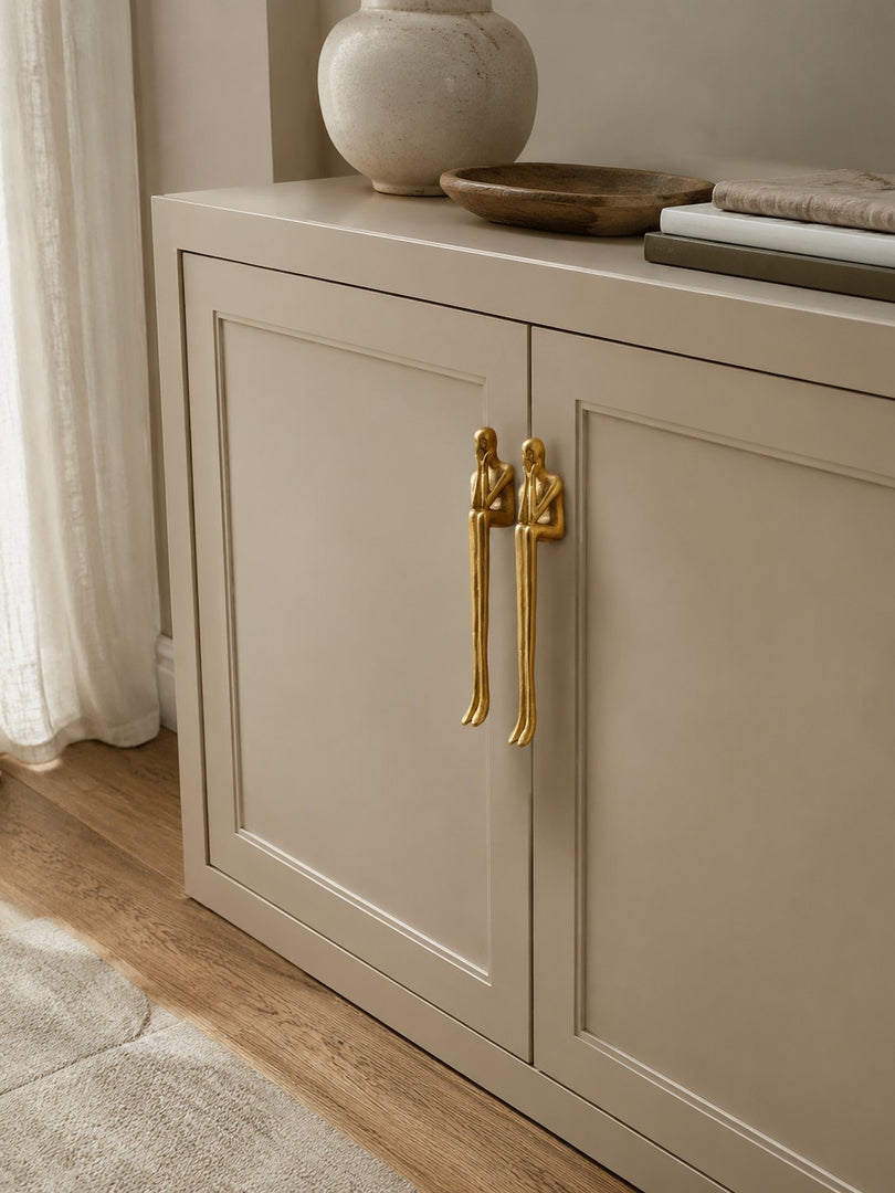 Verlitho Sculptural Thinker Cabinet Handle - Nordic Artistic Hardware for Furniture