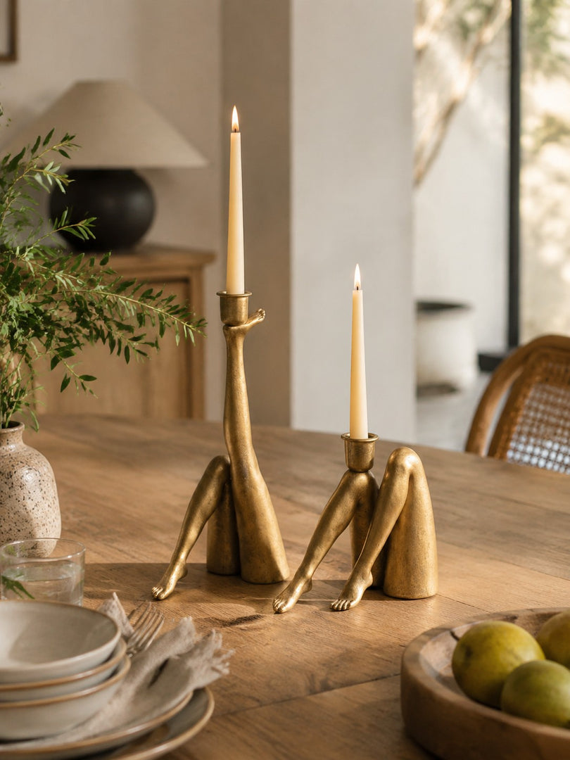 Kickra Sculptural Candle Holder