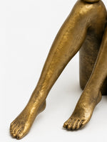 Load image into Gallery viewer, Kickra Sculptural Gold Leg Base Candle Holder - Dining and Living Decor
