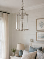 Load image into Gallery viewer, Aveline Clear Glass Metal Pendant Lamp