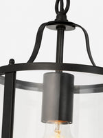 Load image into Gallery viewer, Aveline Clear Glass Metal Pendant Lamp