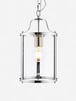 Load image into Gallery viewer, Aveline Clear Glass Metal Pendant Lamp