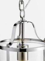 Load image into Gallery viewer, Aveline Clear Glass Metal Pendant Lamp
