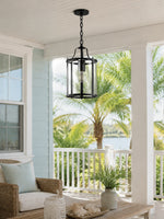 Load image into Gallery viewer, Aveline Clear Glass Metal Pendant Lamp