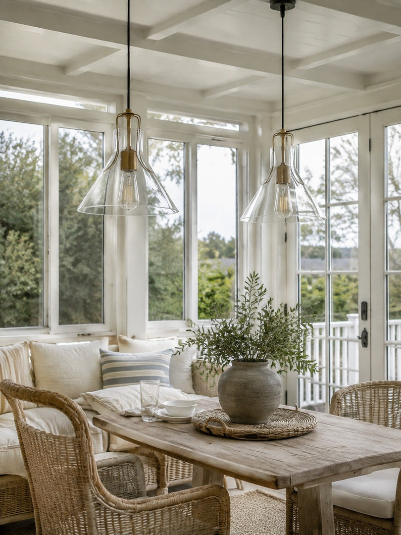 Umbrella Glass Pendant Light