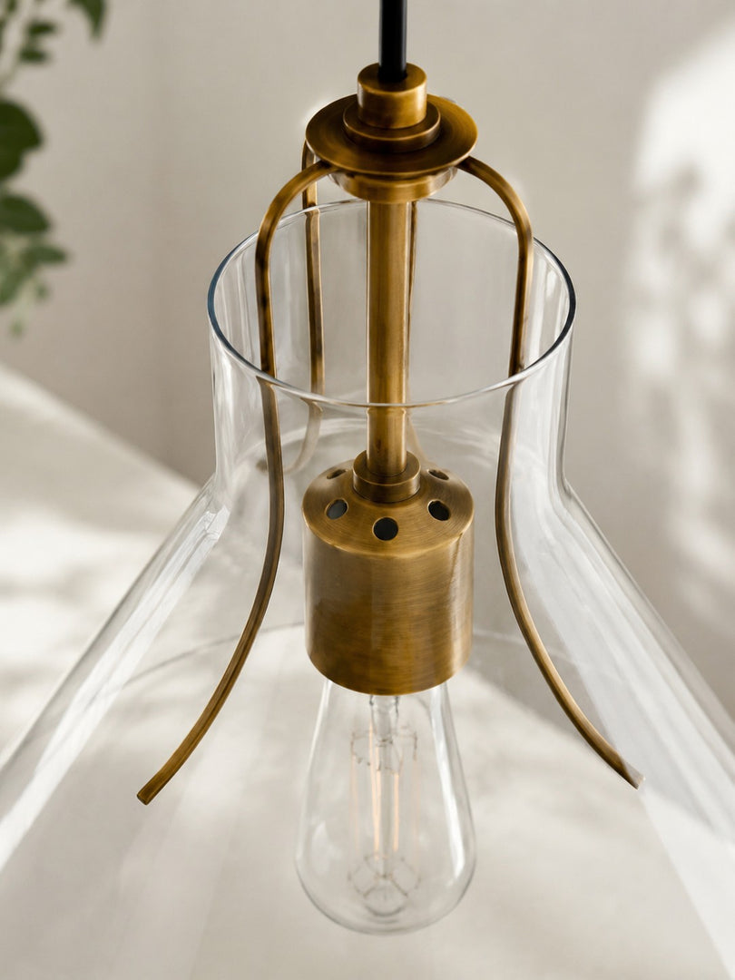 Umbrella Glass Pendant Light