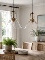 Load image into Gallery viewer, Umbrella Glass Pendant Light