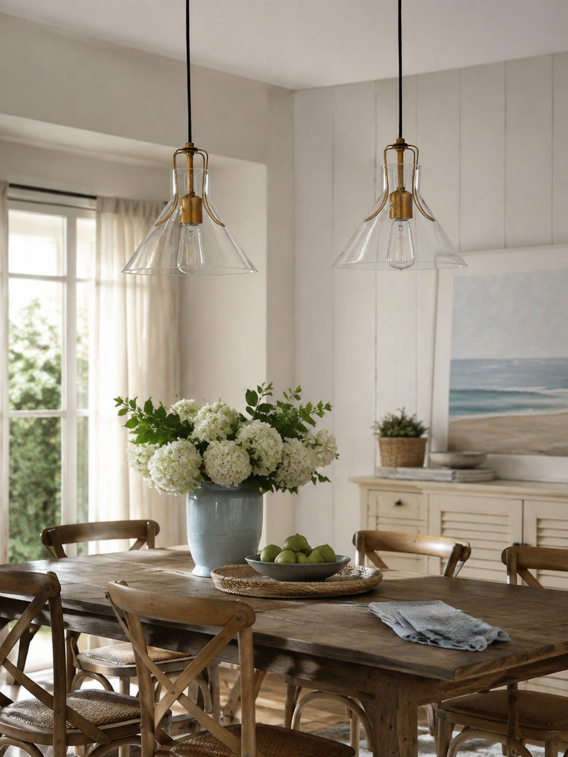 Umbrella Glass Pendant Light