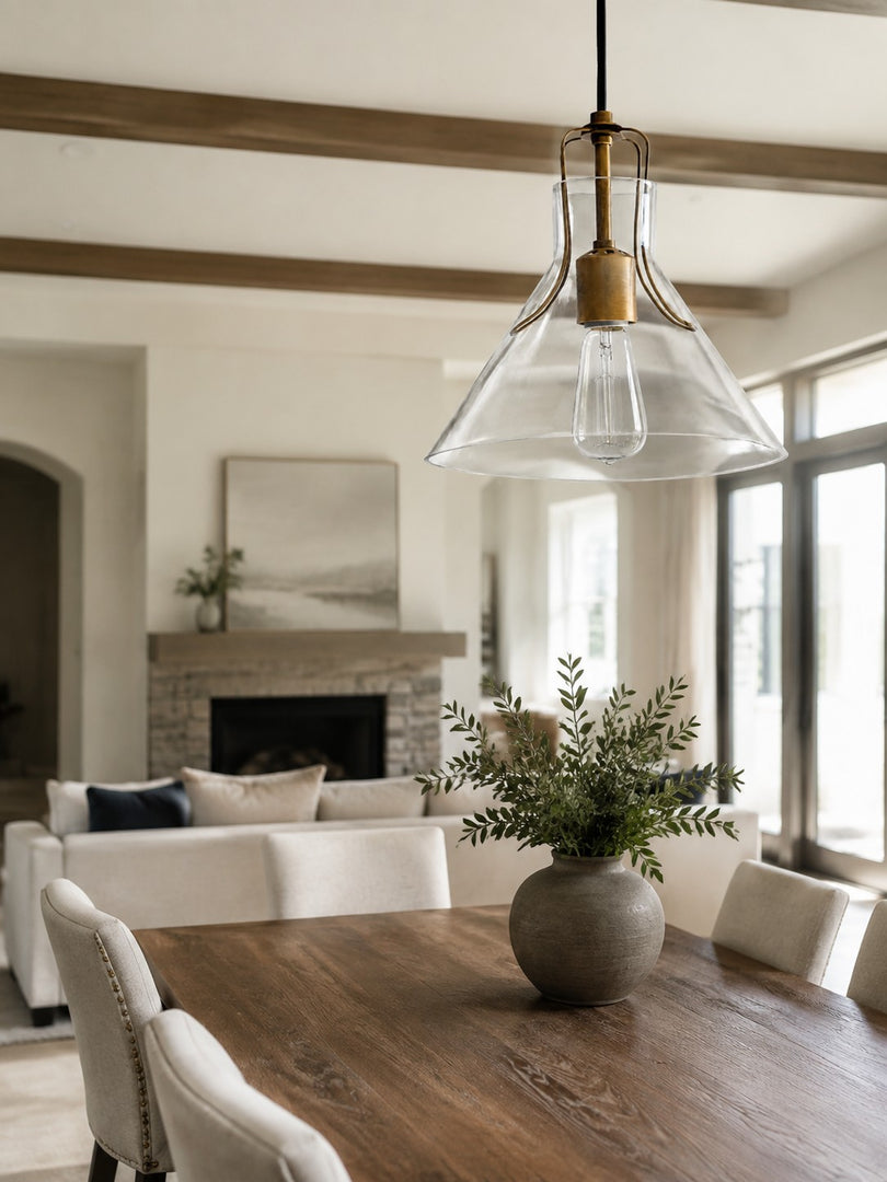Umbrella Glass Pendant Light