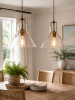 Load image into Gallery viewer, Umbrella Glass Pendant Light