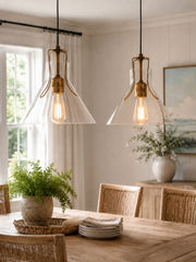 Umbrella Glass Pendant Light