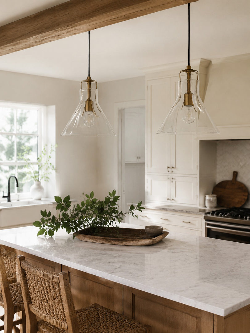Umbrella Glass Pendant Light